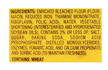 Load image into Gallery viewer, product ingredient list for flour tortilla