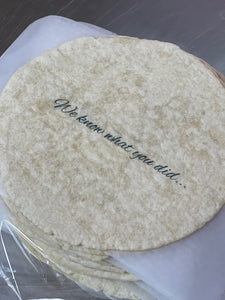 Flour Tortillas with a logo or photo