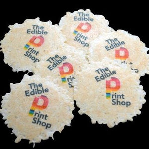 Crisps for charcuterie board that is branded with a logo