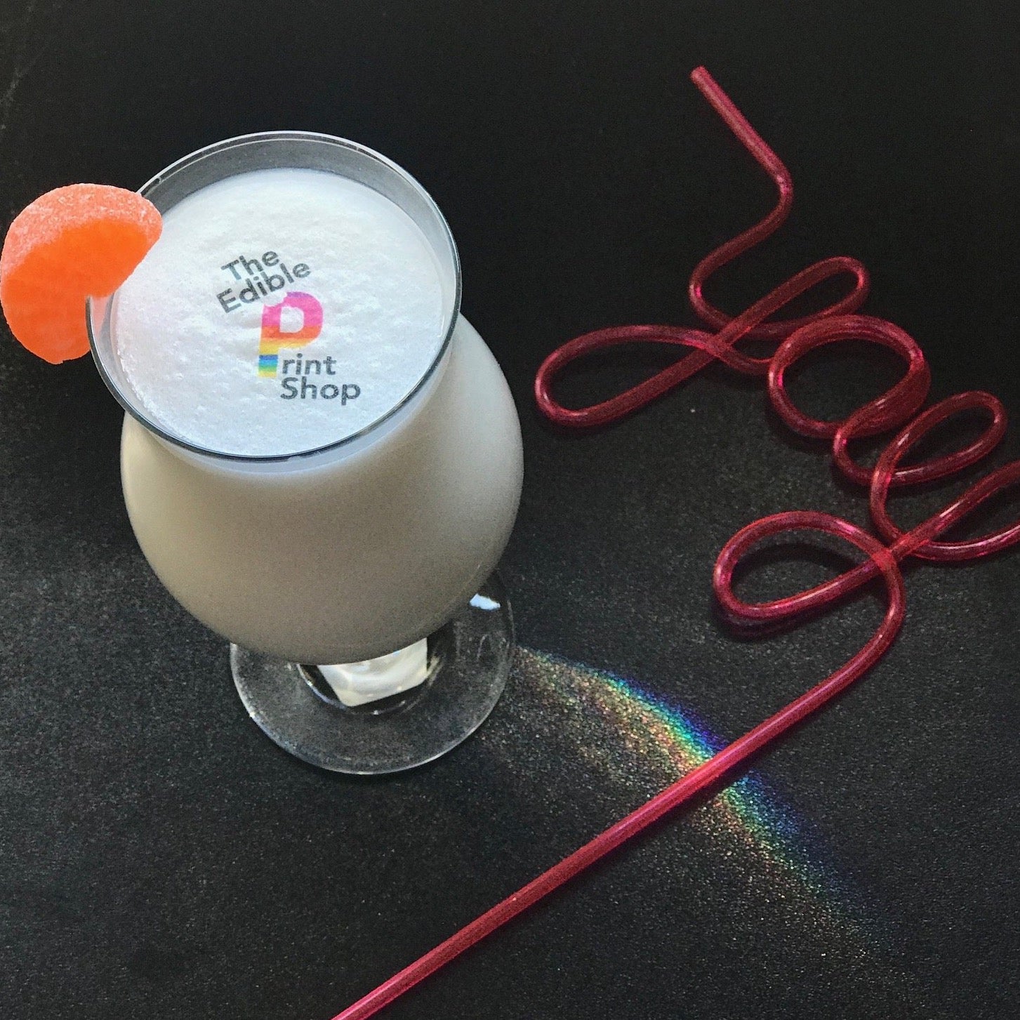 Branded Drink Toppers – The Edible Print Shop